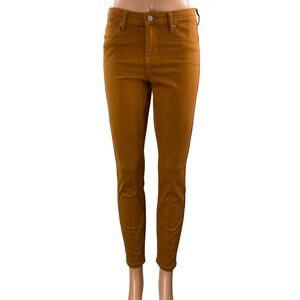 Liverpool The Ankle Skinny Women's Gold Tan Mid Rise Denim Jeans Size 4/27